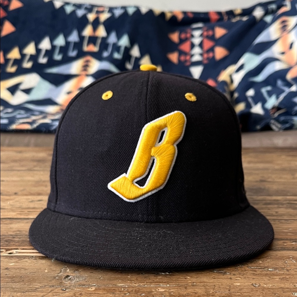 Billionaire Boys Club Black Hat with Yellow B Logo
